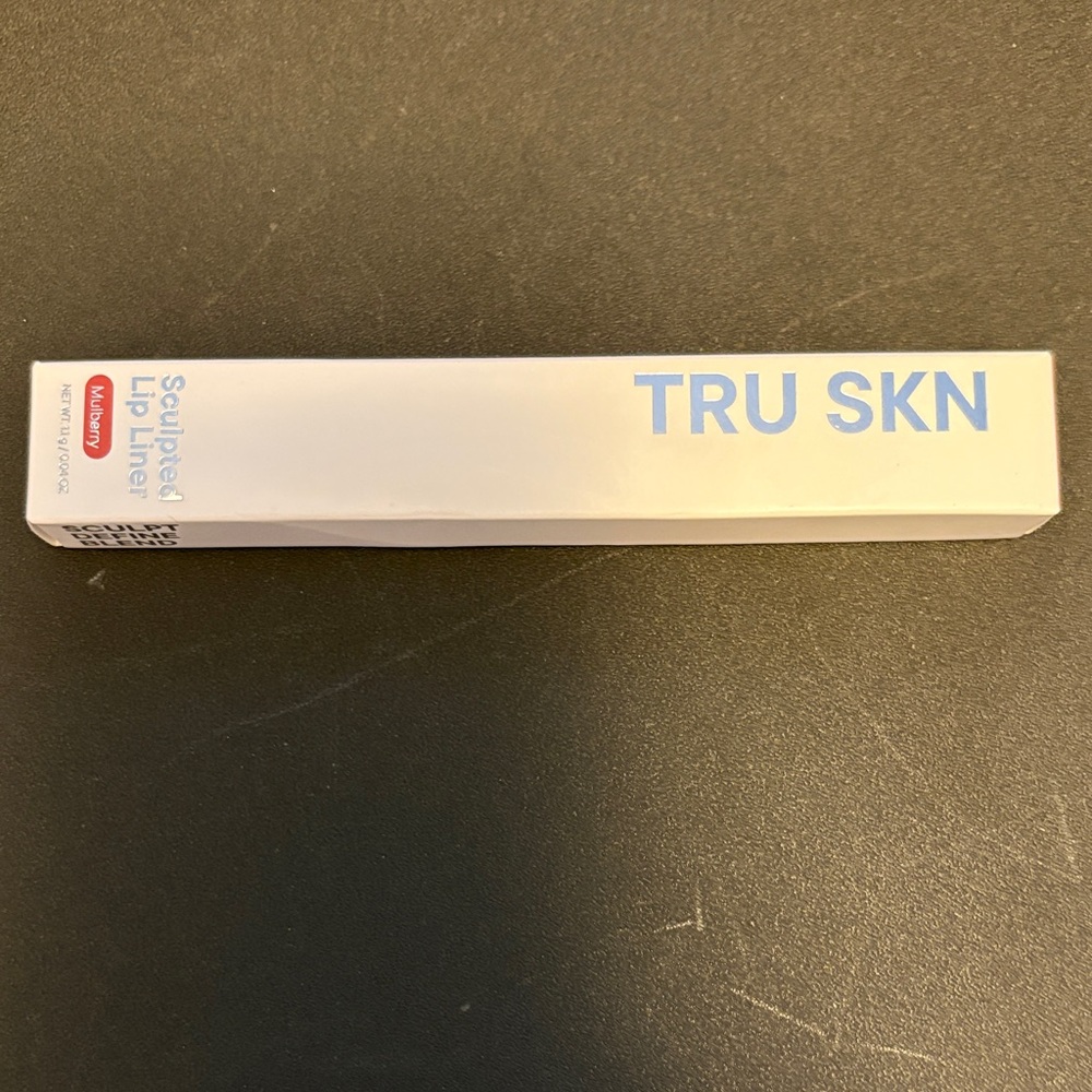Mulberry TRU SKN Sculpted Lip Liner - White Packaging with Blue Text
